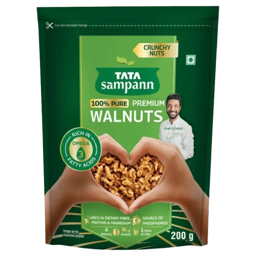 Premium Walnuts | Crunchy Nuts, Rich in Dietary Fibre, Protein & Magnesium.