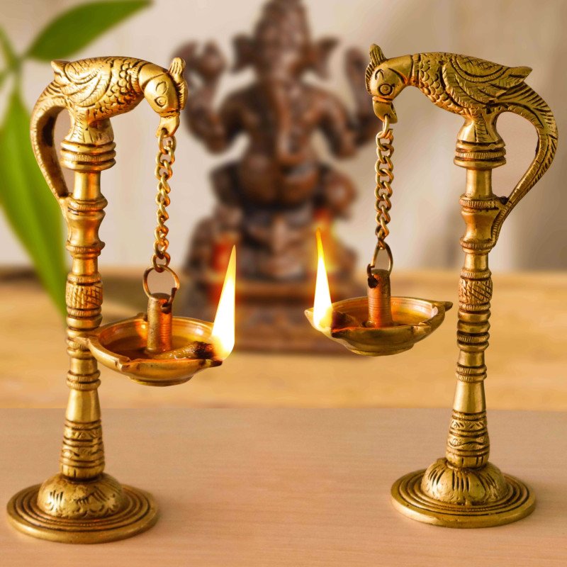 Antique Hanging Diya